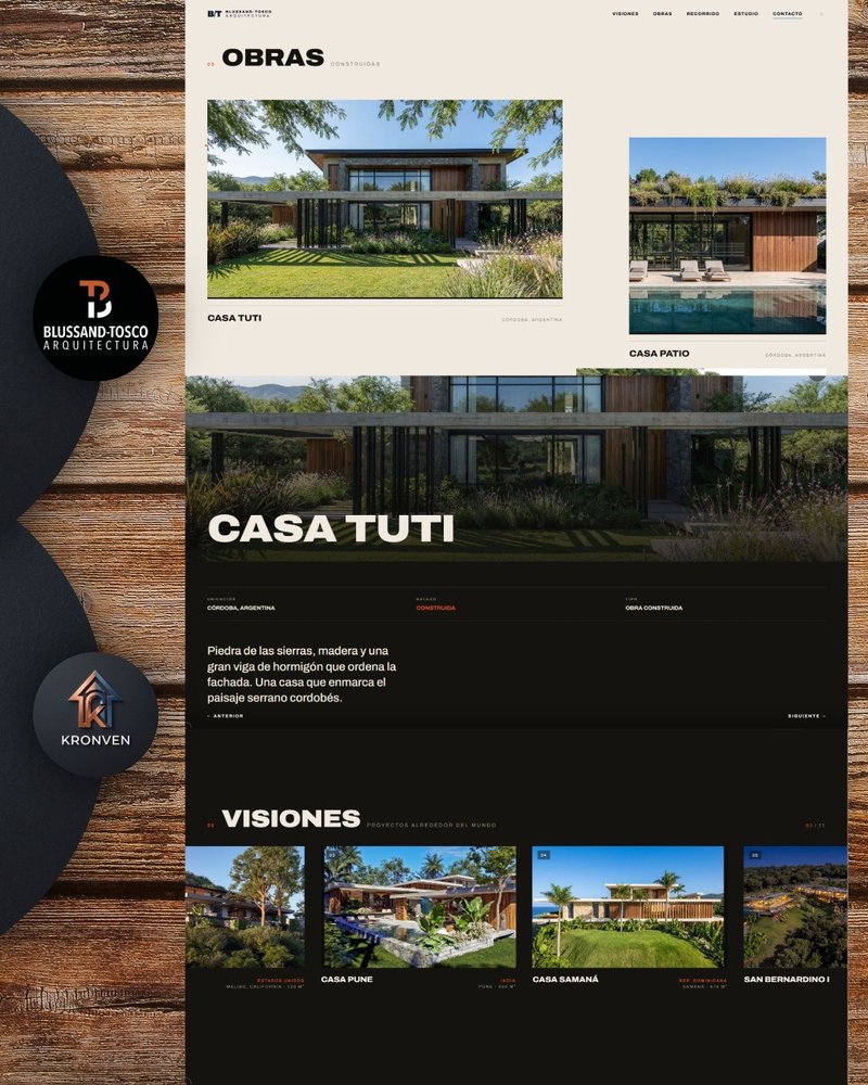 Sitio web de Blussand-Tosco
