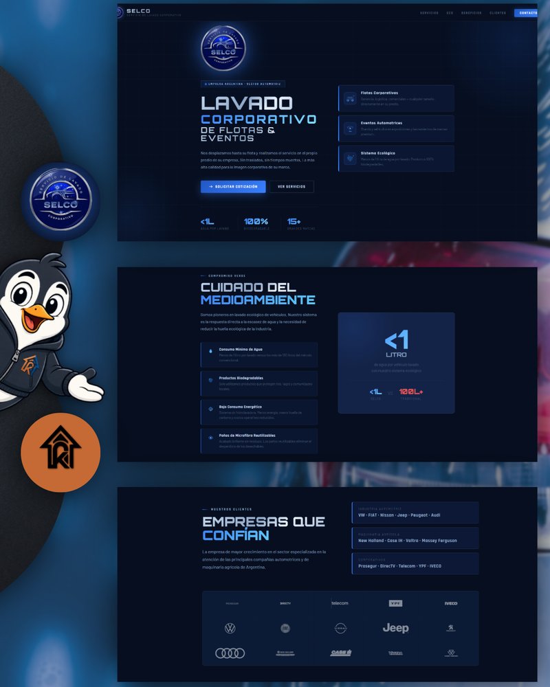 Sitio web de Selco Lavado